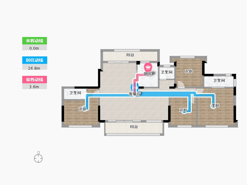 福建省-三明市-福建一建悦龙郡-129.80-户型库-动静线