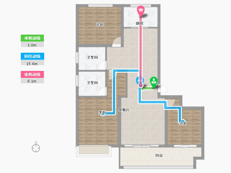 河南省-濮阳市-西湖学府-110.87-户型库-动静线