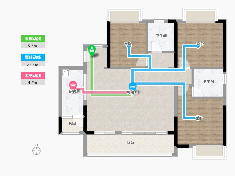 广东省-清远市-海伦湾-91.19-户型库-动静线