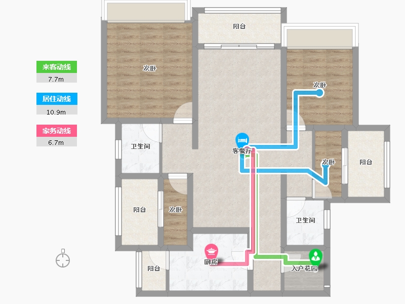 四川省-成都市-华熙528艺术村-97.43-户型库-动静线