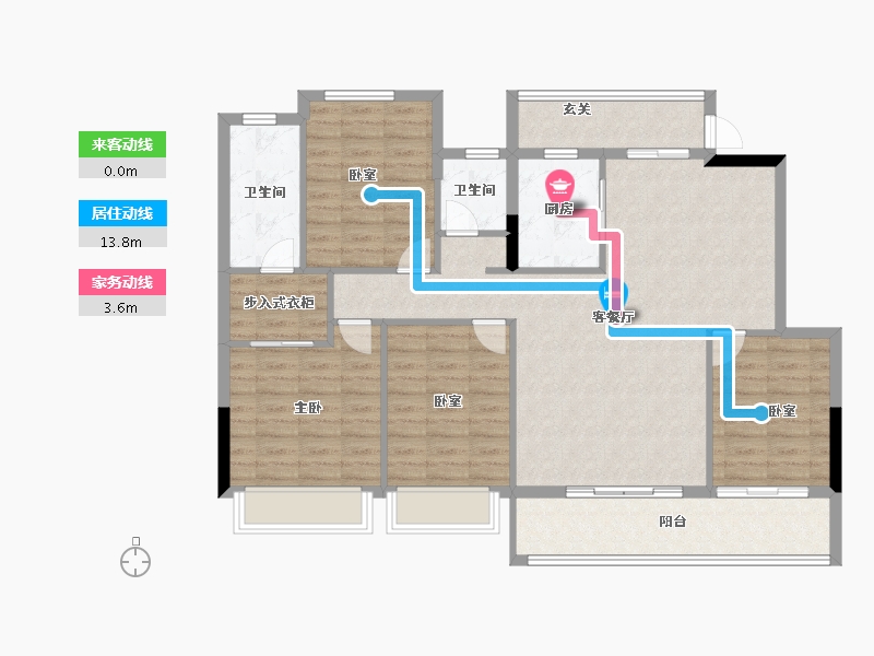 贵州省-黔西南布依族苗族自治州-景地·峰域湾二期-113.00-户型库-动静线