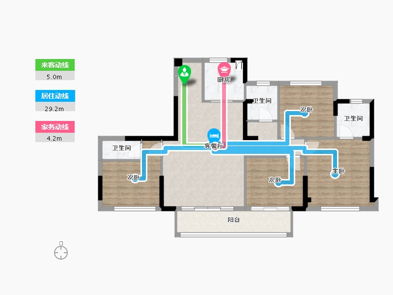 福建省-三明市-福建一建悦龙郡-101.00-户型库-动静线