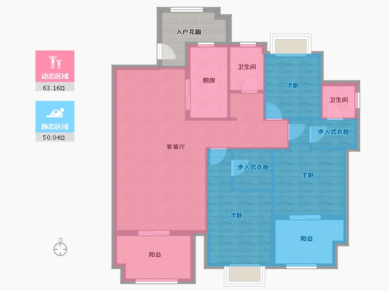 福建省-宁德市-金域悦城-107.94-户型库-动静分区