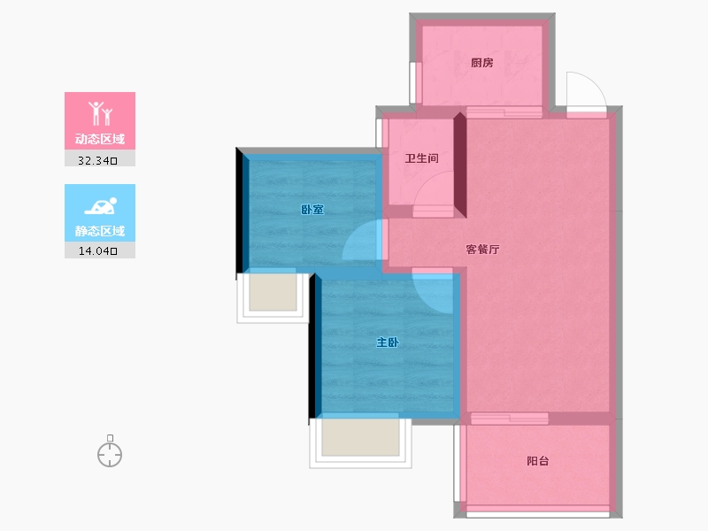 贵州省-安顺市-杨湖壹品-40.16-户型库-动静分区