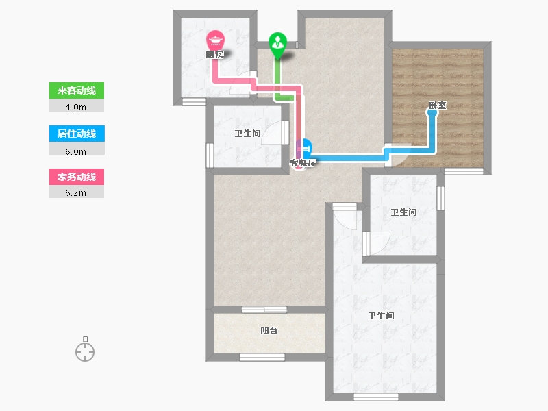 江苏省-镇江市-荔湾城-85.60-户型库-动静线