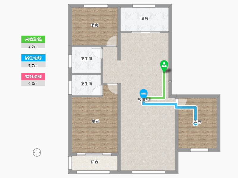 河北省-保定市-京南首府-104.58-户型库-动静线