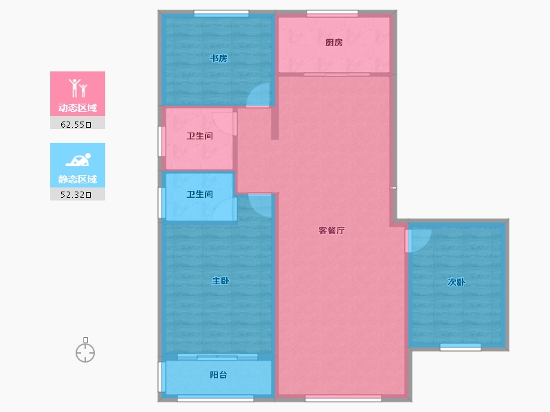 河北省-保定市-京南首府-104.58-户型库-动静分区