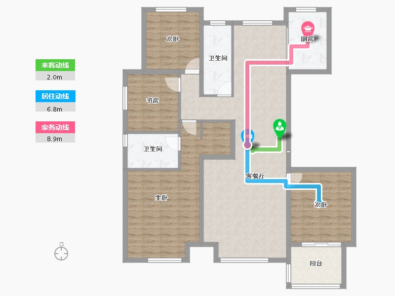 河北省-保定市-京南首府-127.51-户型库-动静线