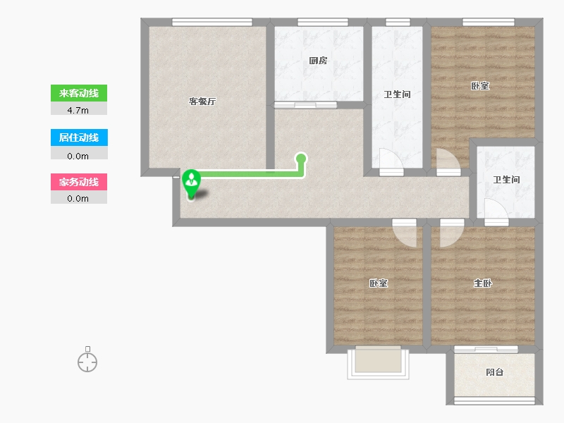 河南省-商丘市-信德长寿一号-98.01-户型库-动静线