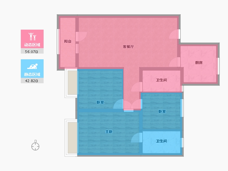 山东省-青岛市-和达-88.00-户型库-动静分区