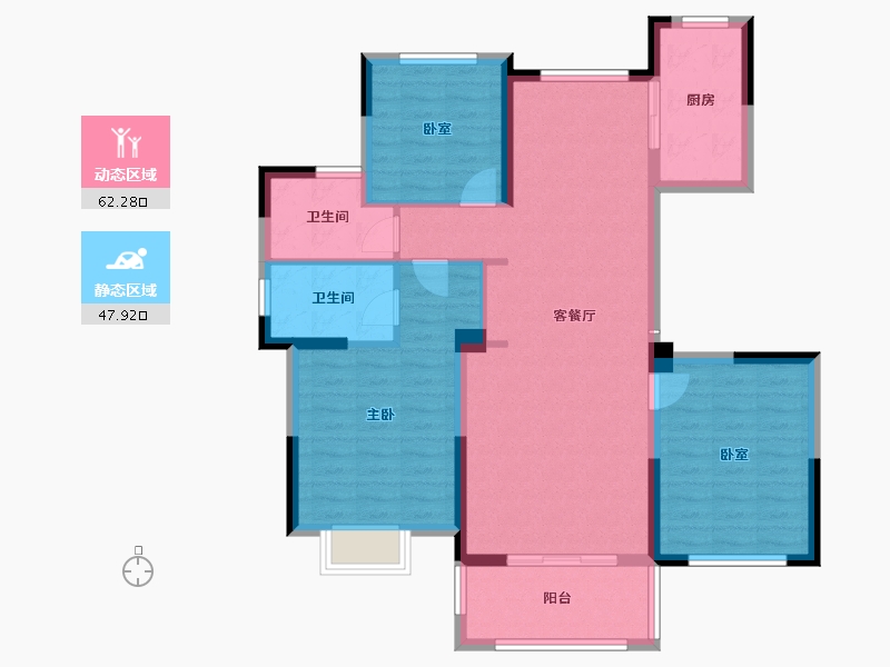 河南省-商丘市-亿洲·山水学府-99.00-户型库-动静分区