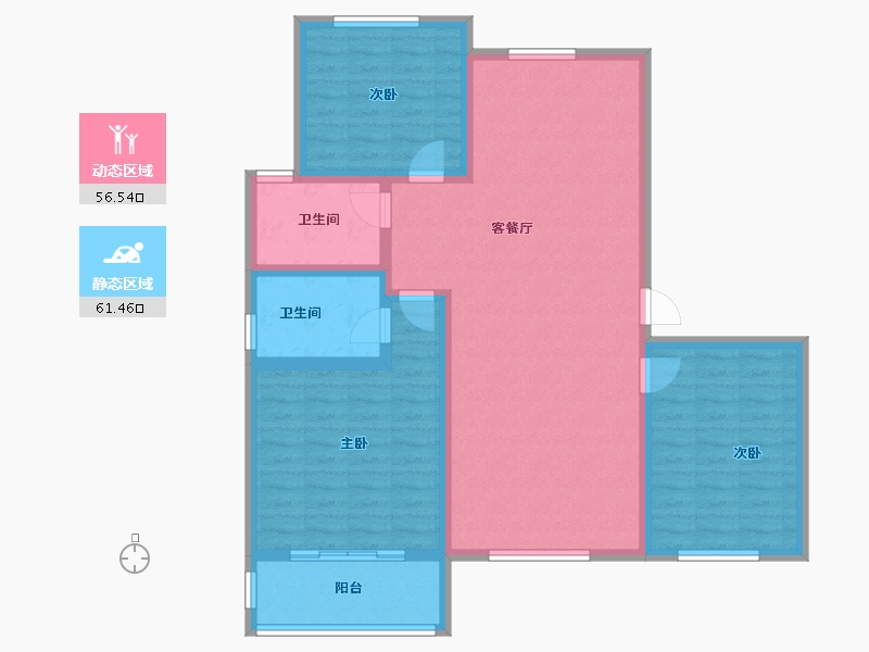 河北省-保定市-华中尚书苑-106.32-户型库-动静分区