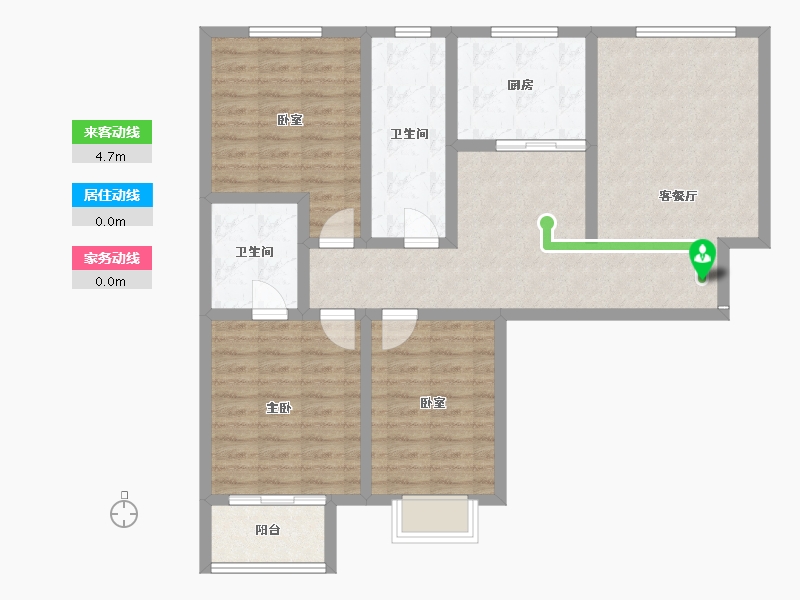 河南省-商丘市-信德长寿一号-98.01-户型库-动静线