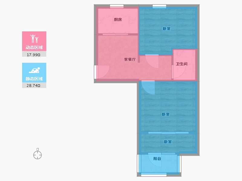 北京-北京市-科学院-41.60-户型库-动静分区