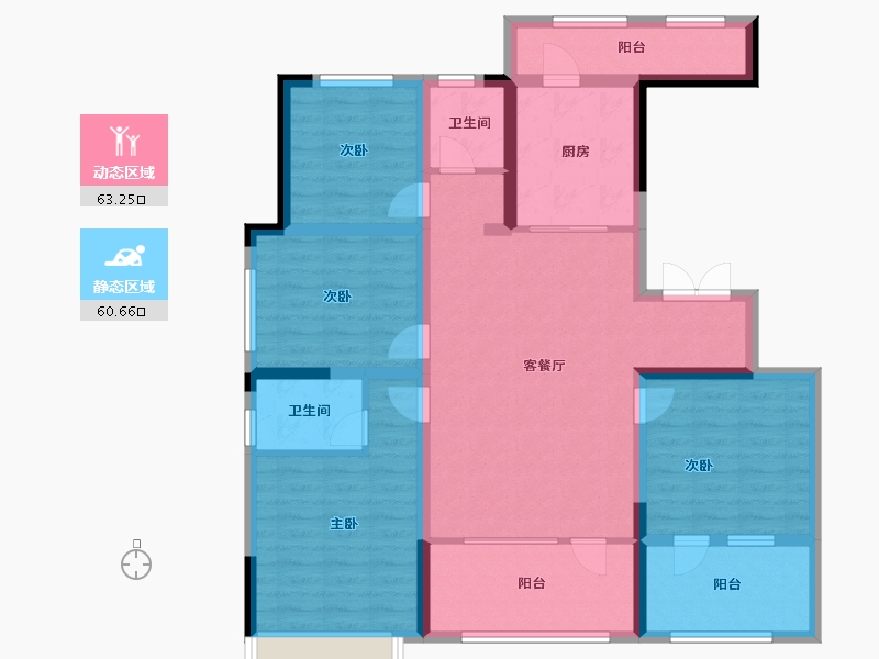 山东省-济宁市-青特星城-109.60-户型库-动静分区