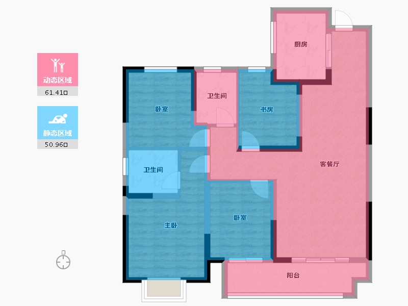 河南省-商丘市-中豫·滨河首府-100.01-户型库-动静分区