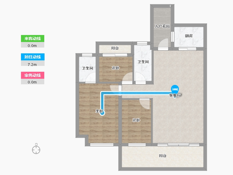 贵州省-遵义市-诗乡府-82.33-户型库-动静线