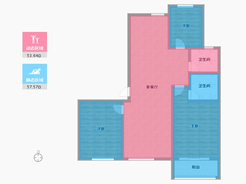 河北省-保定市-华中尚书苑-99.89-户型库-动静分区