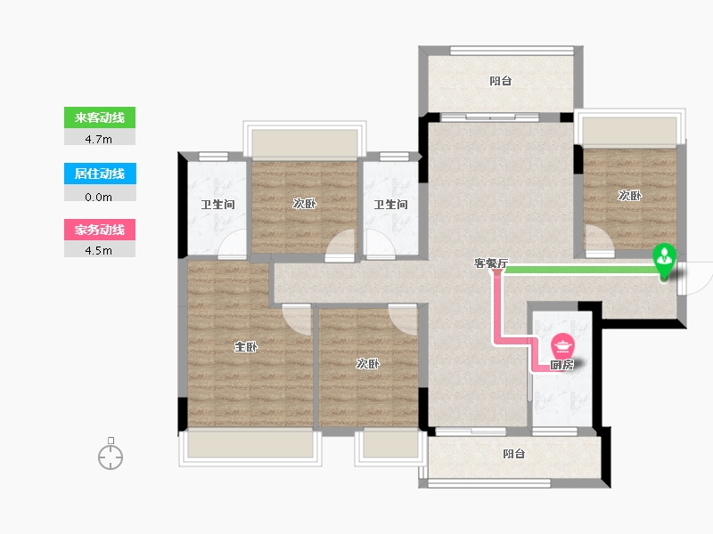 广西壮族自治区-桂林市-桂林融创文旅城-101.53-户型库-动静线