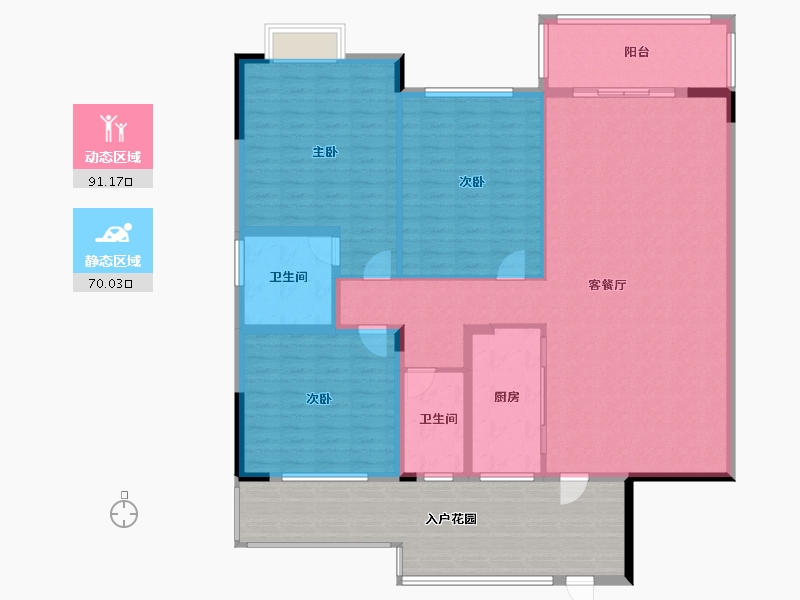 广西壮族自治区-桂林市-鑫磊漓江湾-172.78-户型库-动静分区