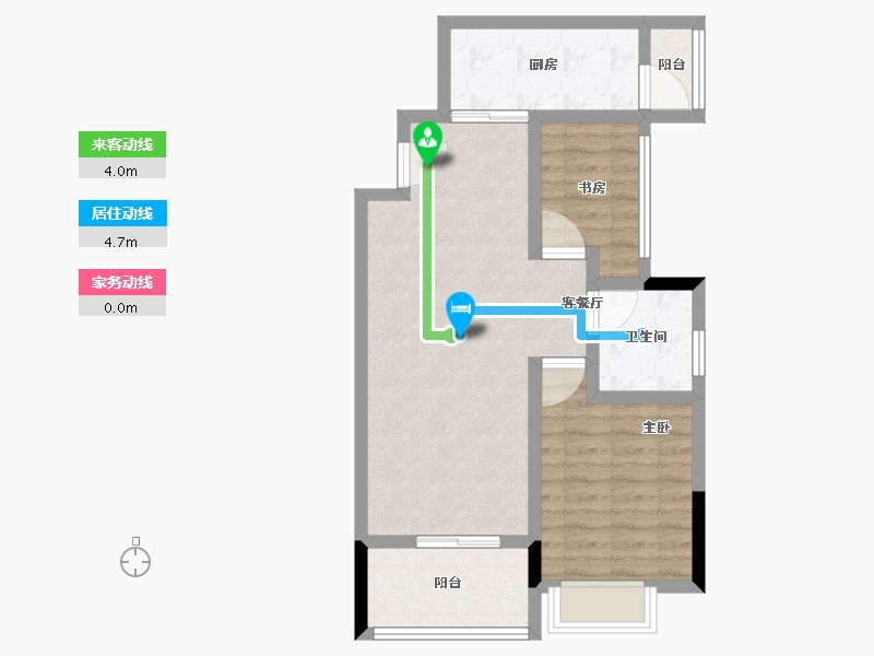 浙江省-湖州市-中建投悦湖名城-66.41-户型库-动静线