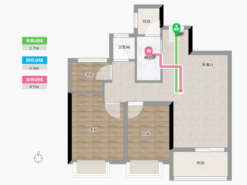 浙江省-湖州市-中建投悦湖名城-72.01-户型库-动静线