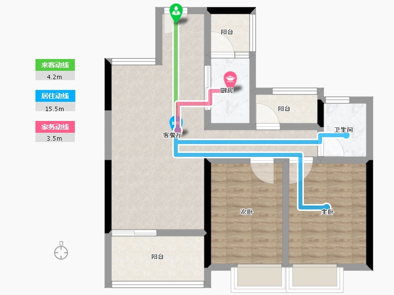 浙江省-湖州市-中建投悦湖名城-72.01-户型库-动静线