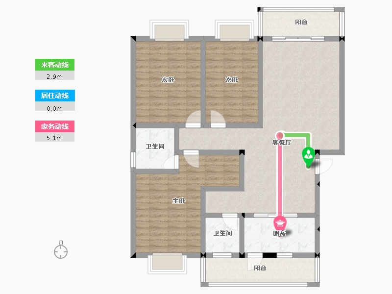 广西壮族自治区-桂林市-鑫磊漓江湾-114.62-户型库-动静线