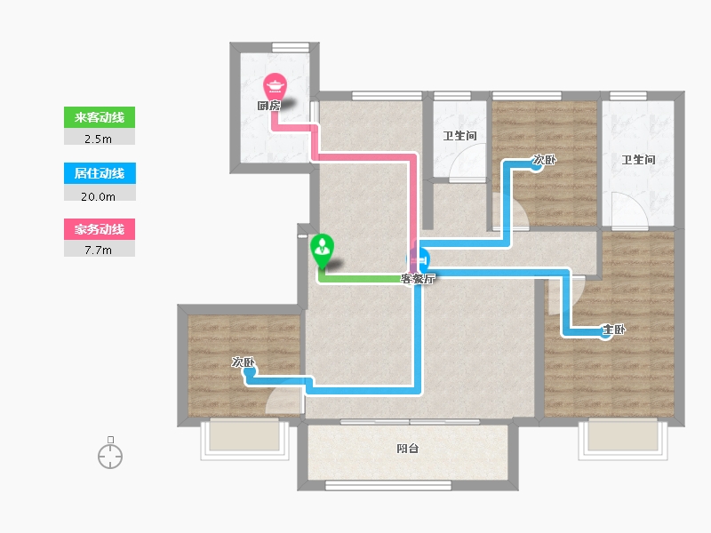 浙江省-湖州市-光明梦想城-92.00-户型库-动静线