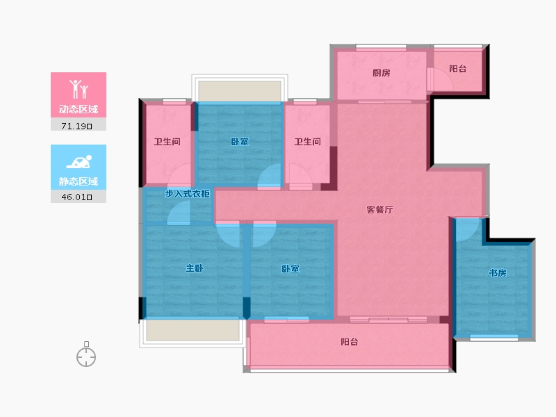 广西壮族自治区-桂林市-桂林融创文旅城-104.00-户型库-动静分区