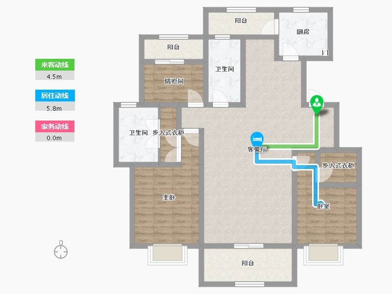 江苏省-镇江市-中南·锦悦-110.41-户型库-动静线