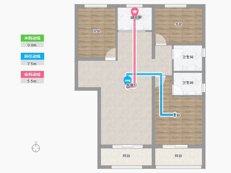 河北省-保定市-京南首府-91.98-户型库-动静线