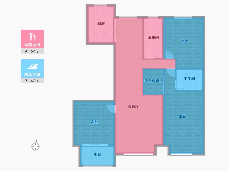 河北省-保定市-京南首府-125.59-户型库-动静分区