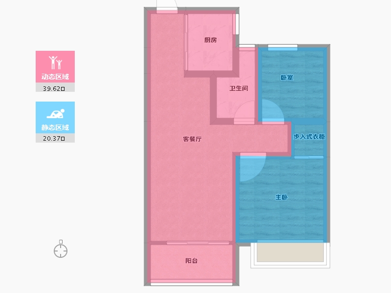 浙江省-湖州市-诚悦府-52.47-户型库-动静分区