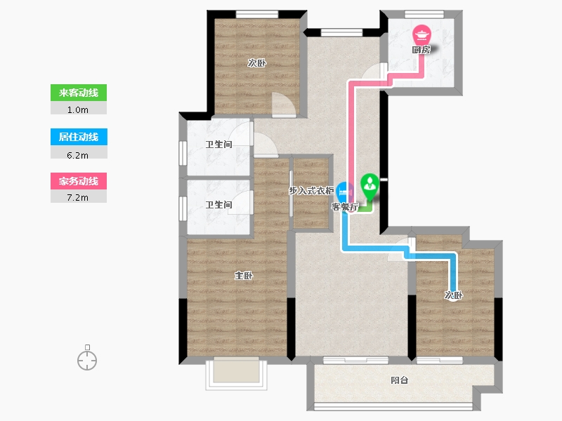 山西省-太原市-棠悦-99.89-户型库-动静线