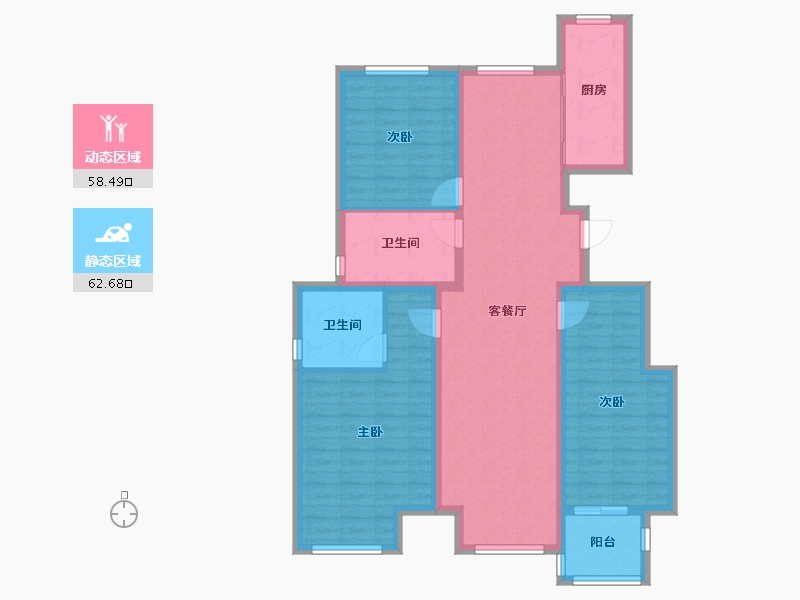 河北省-保定市-京南首府-108.82-户型库-动静分区