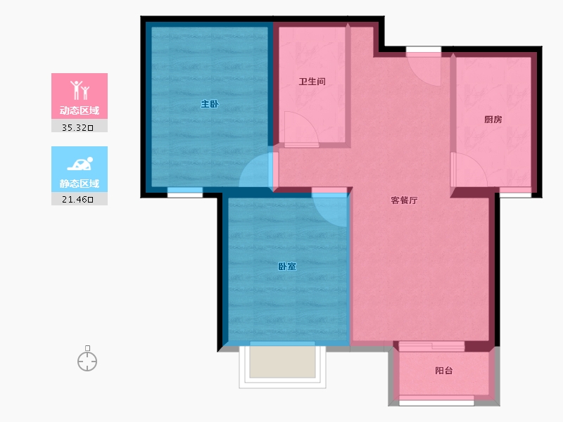 河北省-唐山市-三盛璞悦风华-50.23-户型库-动静分区