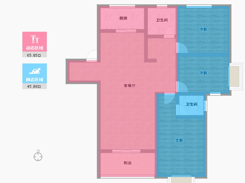 河北省-保定市-王府壹号-99.22-户型库-动静分区