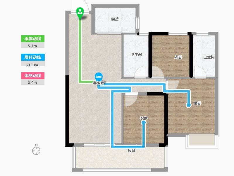 湖北省-宜昌市-房投领尚-94.40-户型库-动静线