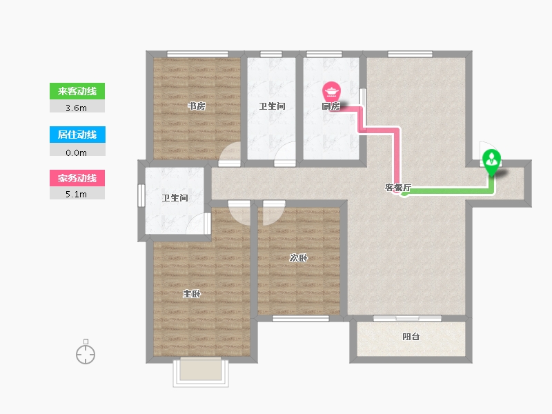 河北省-保定市-王府壹号-109.30-户型库-动静线