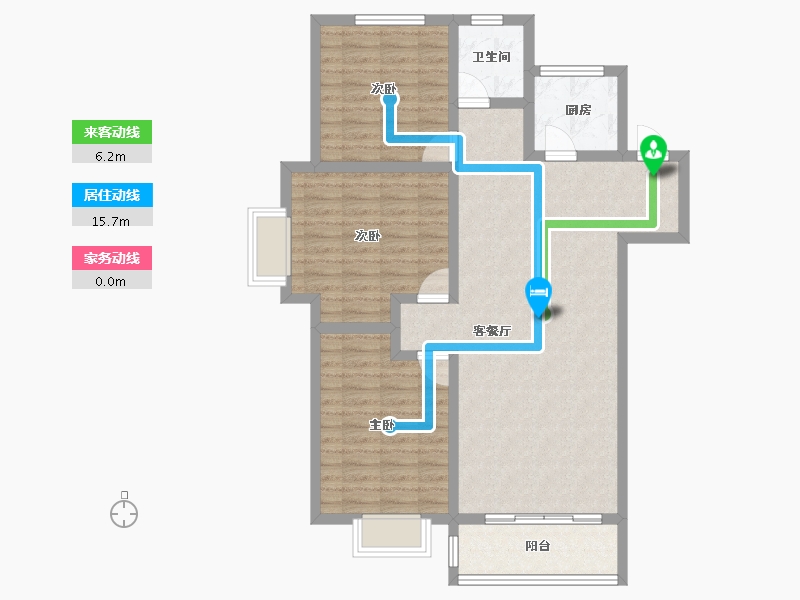 河北省-保定市-王府壹号-95.63-户型库-动静线