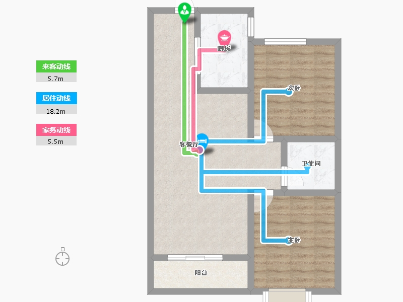 河北省-保定市-王府壹号-72.00-户型库-动静线