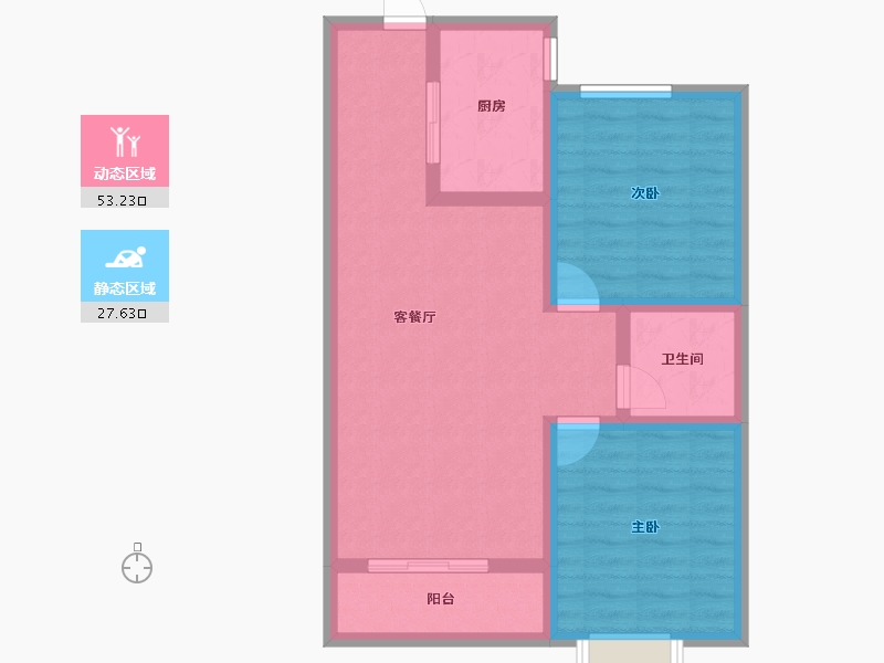 河北省-保定市-王府壹号-72.00-户型库-动静分区