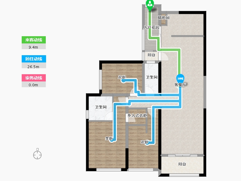 四川省-成都市-华府金沙名城-116.10-户型库-动静线