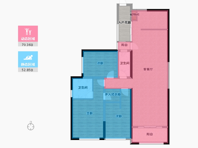 四川省-成都市-华府金沙名城-116.10-户型库-动静分区