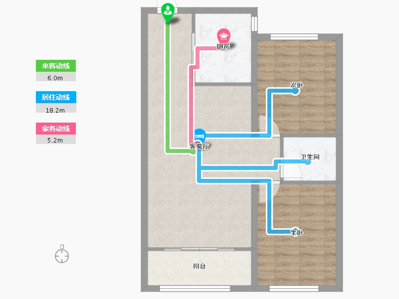 河北省-保定市-花溪壹号院-71.68-户型库-动静线