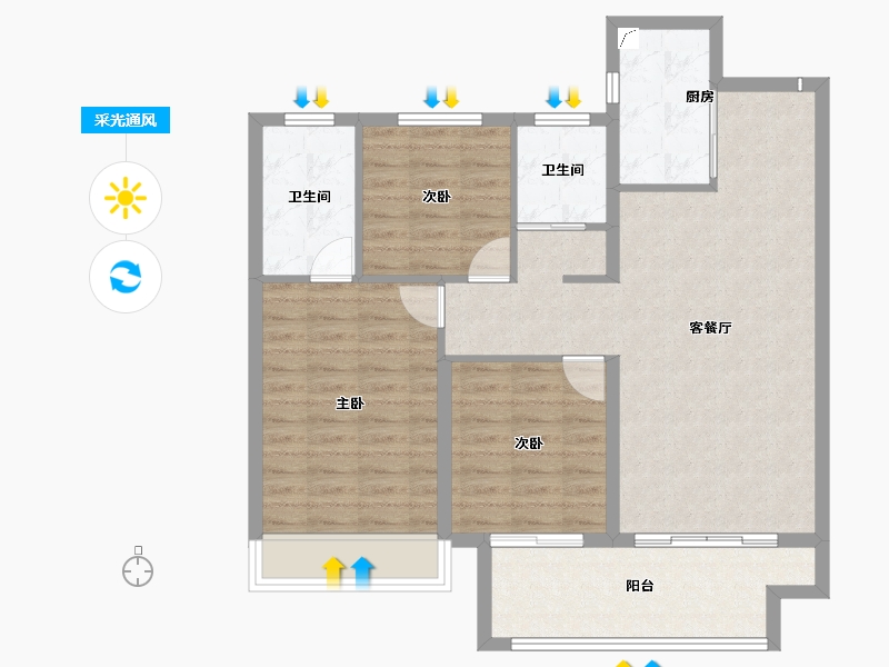 河南省-商丘市-建业神火·江山府-92.09-户型库-采光通风