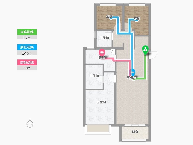 山西省-晋中市-阳光城文澜府-79.76-户型库-动静线