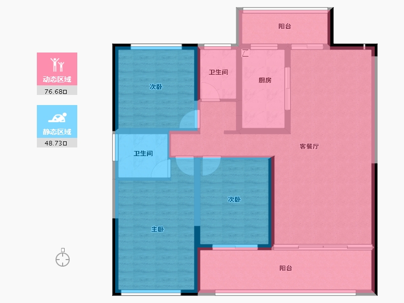 河南省-商丘市-国安天悦-112.83-户型库-动静分区