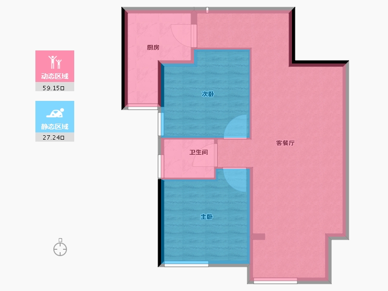 江苏省-连云港市-万润星河国际-78.40-户型库-动静分区